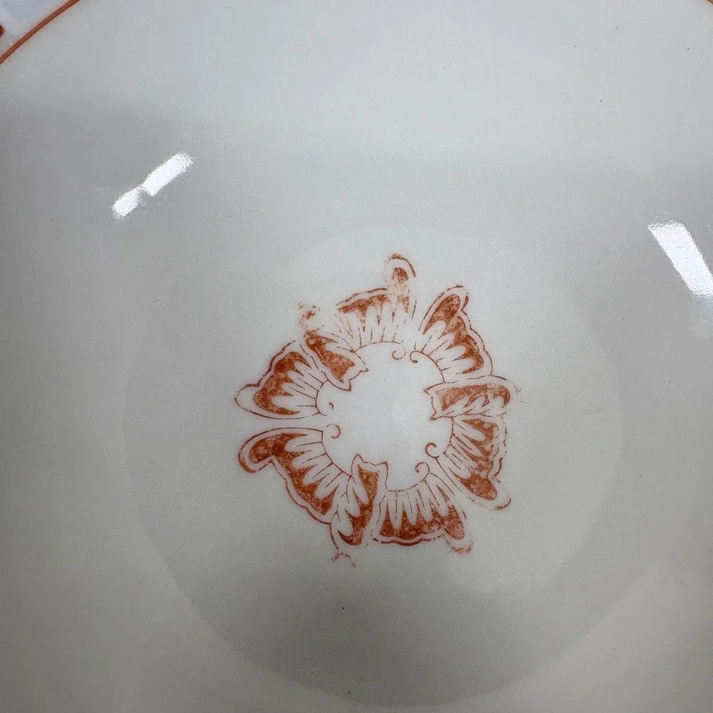 Vintage Japanese Fruit BOWL DRAGON/PHOENIX MOTIFS 7.5